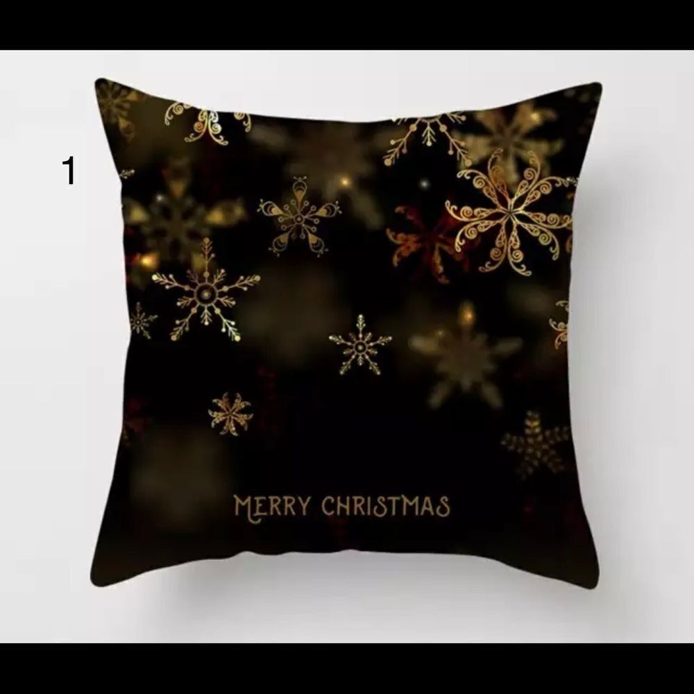 CHRISTMAS PILLOW COVERS (2)